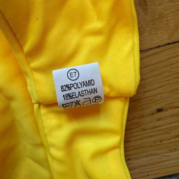 MIKETAI Yellow Bikini Set, NWOT - Picture 7 of 7